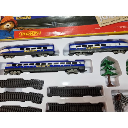 5 - A boxed Hornby R1247 Paddington Junior battery operated train set. In excellent clean condition, mis... 