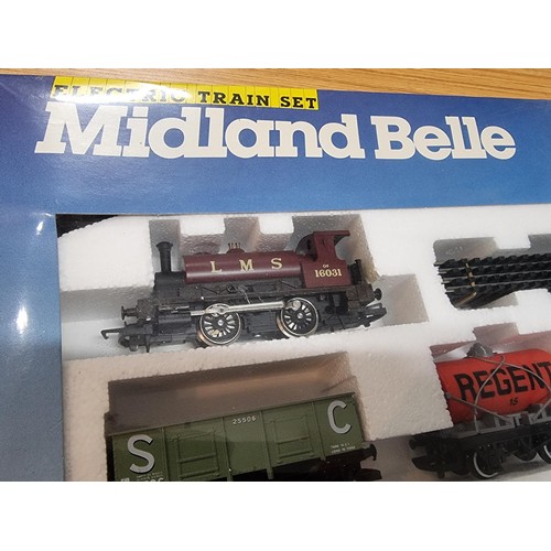 10 - A very rare Hornby R691 Midland Belle electric train set, brand new in box, still sealed from the la... 