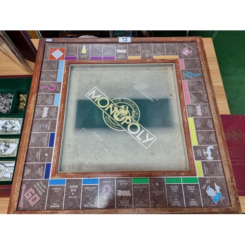 12 - A good quality Monopoly Collectors Edition wooden board game by Franklin Mint, A much higher standar... 