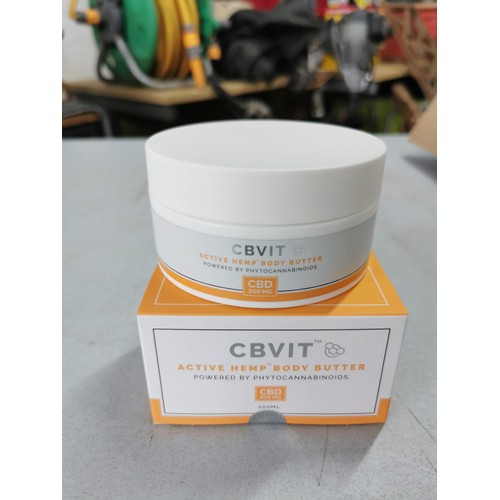 149 - Large quantity of CBVIT hemp butter 200ml, 2x boxes, 30 per box in as new condition.