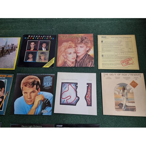 25 - A collection of 20 various vintage vinyl LP records to include some good bands and artists inc Blond... 