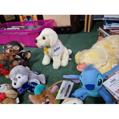 67 - A very large collection of various clean teddy bears, most with original tags, to include a good qua... 