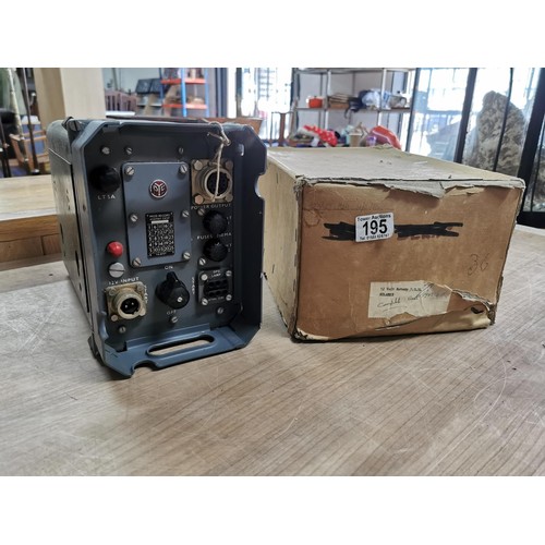 195 - A naval power unit 12V PSU, for use with mobile radios.