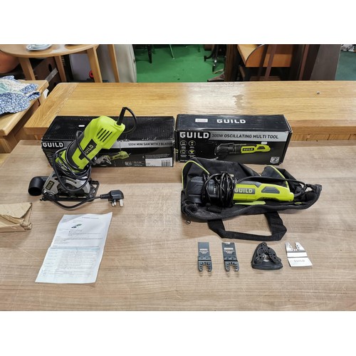 204 - Guild 500w Minisaw along with 300w oclilating multi-tool - working