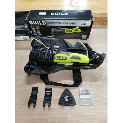 204 - Guild 500w Minisaw along with 300w oclilating multi-tool - working