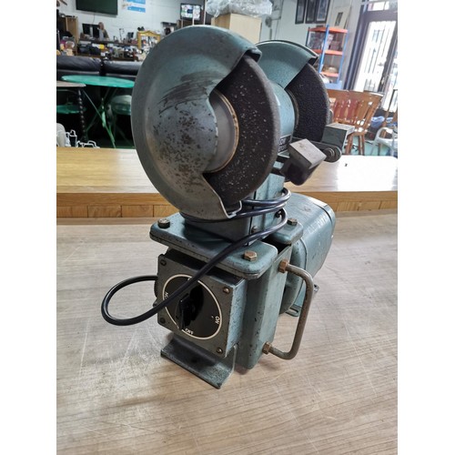 221 - Willow Whippet Off bench grinder with a 1.5 HP motor and can exchange head for other bench tools