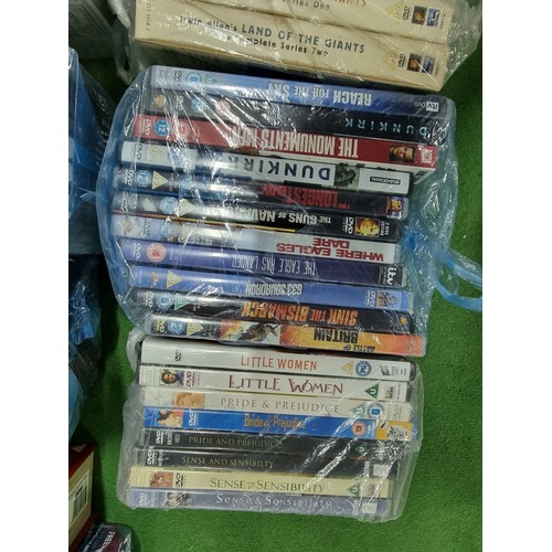 78 - A very large collection in 2 boxes of various DVD box sets and DVD's, to include a large collection ... 