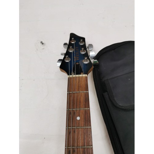 292 - Wesley electric guitar complete with carry bag, stand not included