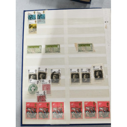 296 - 2x full stanley gibbons stamp albums for British Queen Elizabeth II stamps including commemorative s... 