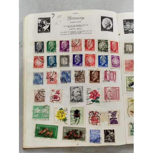 298 - 2x full albums of world stamps, one album includes early stamps.