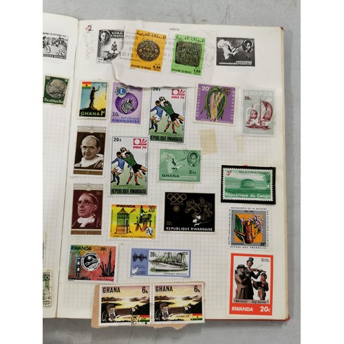 298 - 2x full albums of world stamps, one album includes early stamps.