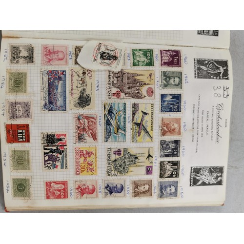 298 - 2x full albums of world stamps, one album includes early stamps.