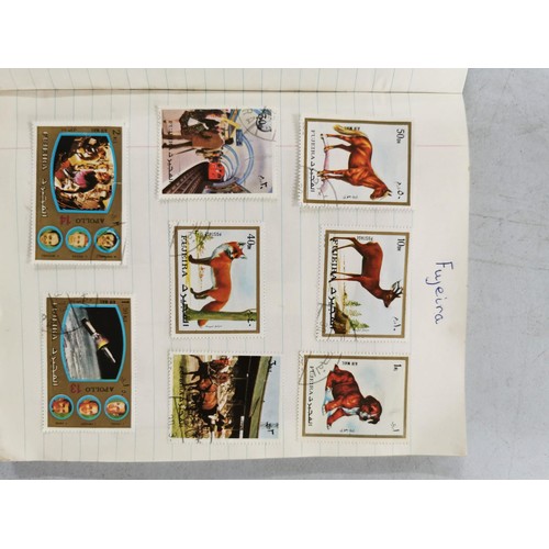 298 - 2x full albums of world stamps, one album includes early stamps.