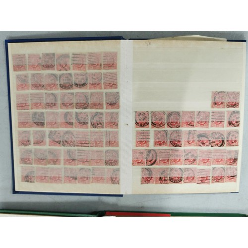 299 - 2x stanley gibbons stamp albums to inc Queen Elizabeth II definative stamps along with any Queen Eli... 