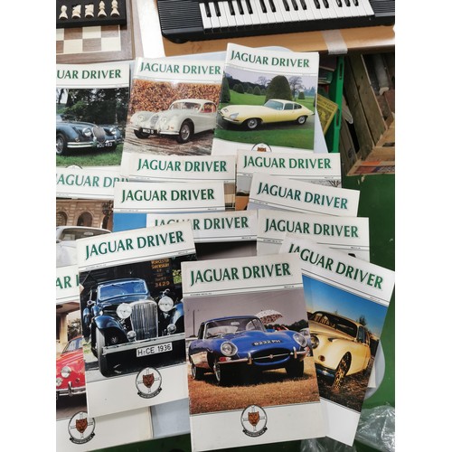 302 - A collection of 44x 1980s Jaguar Driver magazines in good order