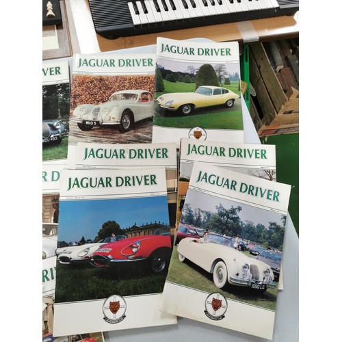 302 - A collection of 44x 1980s Jaguar Driver magazines in good order