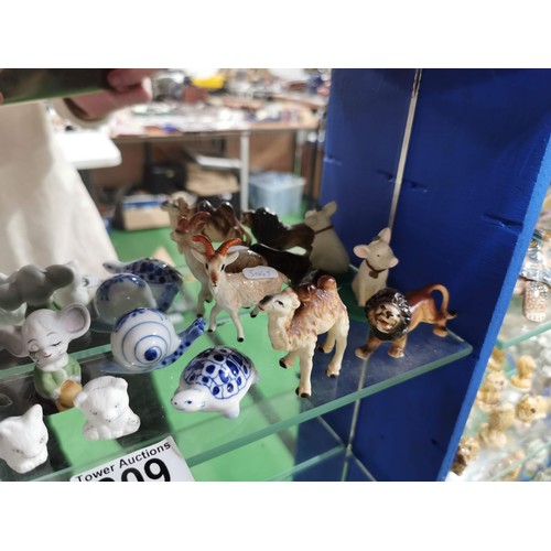 309 - Large collection of over 40x Wade whimsy's inc some very early models inc camels, dogs, goat, etc