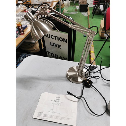 450 - Large quantity of stainless steal teapots, toast racks, jugs etc along with a stainless steel angle ... 