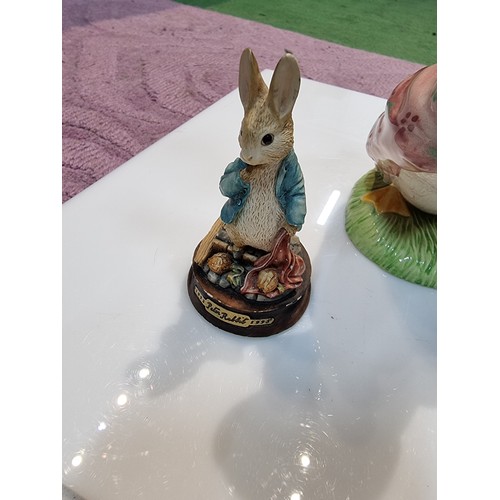 421 - A Beswick Beatrix Potter Jemima Puddleduck figure dated 1993, in excellent condition with no damage,... 