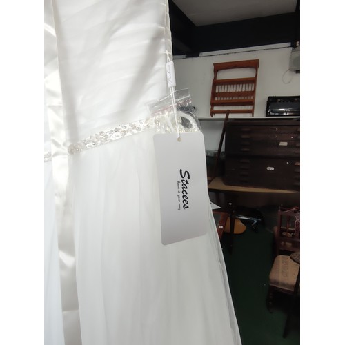 93 - A quantity of 6x various wedding dresses, some new with tags to include some good brand names, inclu... 