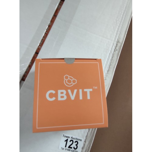 123 - 2 x boxes new and sealed CBVIT active hemp body butter 60 in total