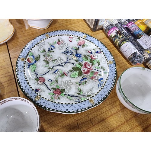 42 - A large collection of collectable china to include many pin dishes, Derby, Worcester, Carlton ware e... 