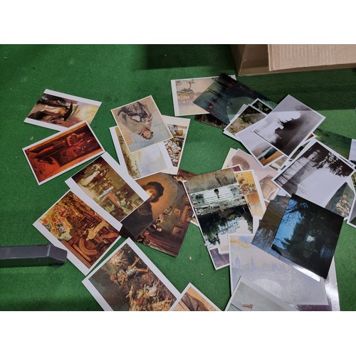 66 - A very large collection (box full) of various photographs and postcards covering various subjects in... 