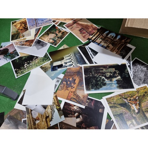 66 - A very large collection (box full) of various photographs and postcards covering various subjects in... 