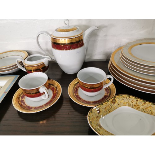 83 - Quantity of china inc part tea dinner set by Royal Porcelain Kensington Thailand, Grindley plate etc