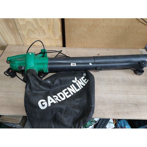 140 - Gardenline blow vacuum electric working order complete