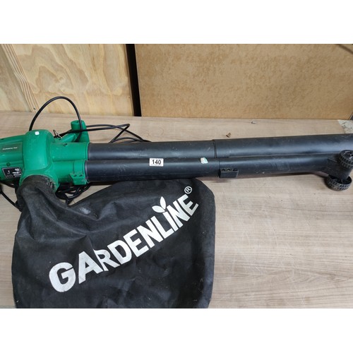 140 - Gardenline blow vacuum electric working order complete