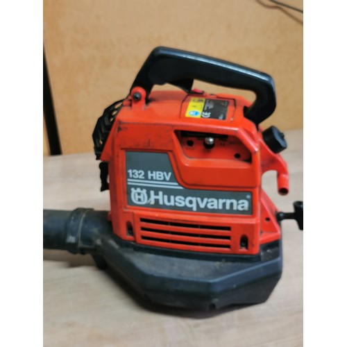 146 - Husqvarna petrol 132 HBV leaf blower in good working order