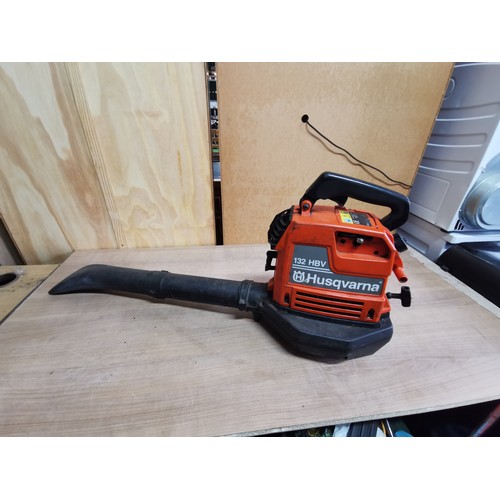 146 - Husqvarna petrol 132 HBV leaf blower in good working order