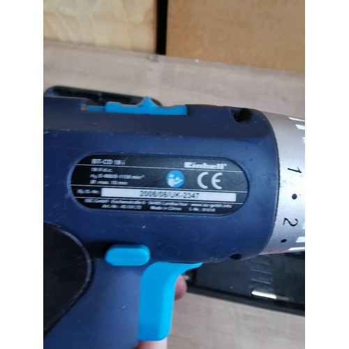 165 - Einhell BT-CD 18i blue cordless impact drill boxed with charger and battery