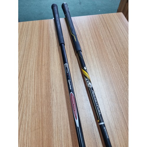 40 - 2x good quality left handed golf no4 woods, both by Taylormade one is RBZ stage 2, the other is a Re... 