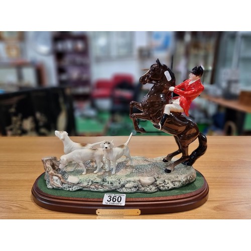 360 - A fine quality Beswick 'Tally Ho' hunting scene figure set 1994, for the Beswick centenary includes ... 