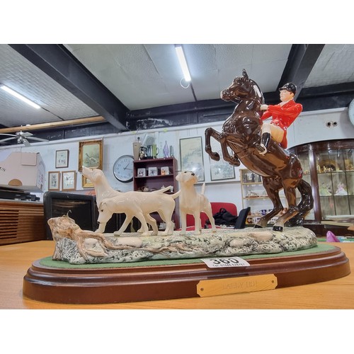 360 - A fine quality Beswick 'Tally Ho' hunting scene figure set 1994, for the Beswick centenary includes ... 