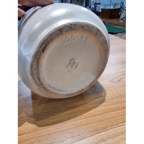 361 - A tall vintage west German vase in good clean condition with no damage, has a height of 41.5cm diame... 