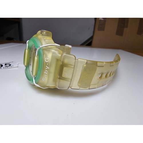 395 - A ladies Casio Baby-G watch (1395) In good clean condition, requires a new battery.
