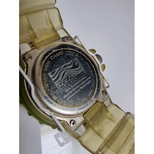 395 - A ladies Casio Baby-G watch (1395) In good clean condition, requires a new battery.