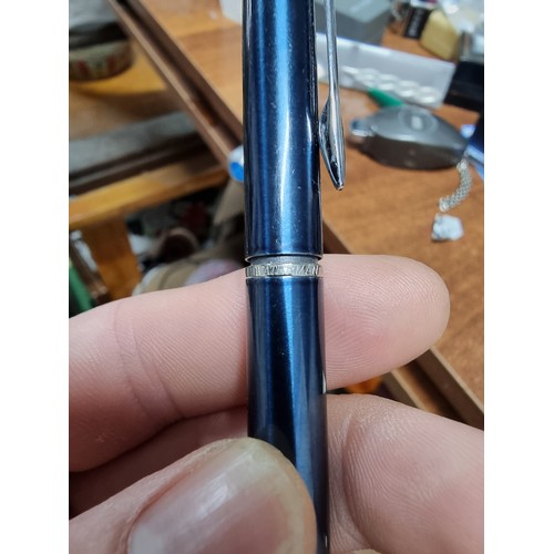 398 - A large collection of various collectable pens including a new and sealed Parker double pen set, a n... 