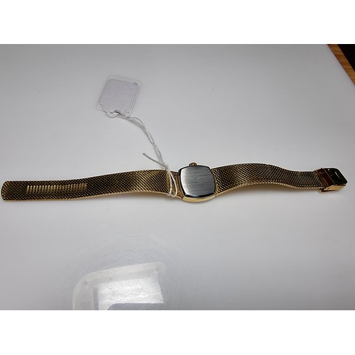 410 - A good quality unused ladies gold plated wrist watch by Montine of Switzerland with a wind up moveme... 