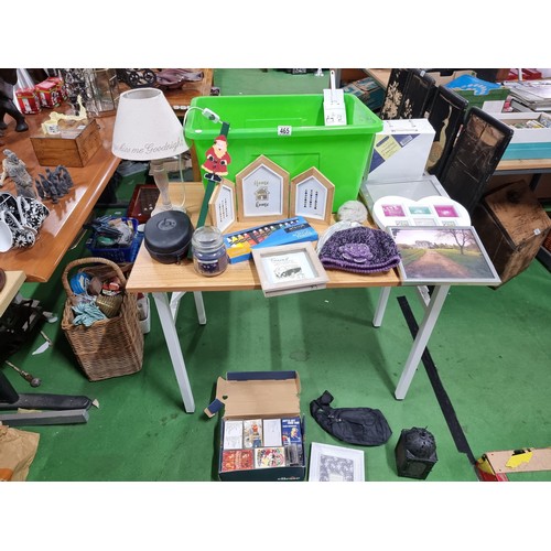 465 - A box full of various collectables including a set of cased beats by dr.dre headphones, a box full o... 