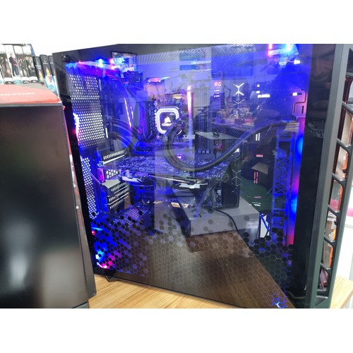 01 - A complete comprehensive gaming pc setup. To include a cube custom gaming PC in cube coolmaster case... 