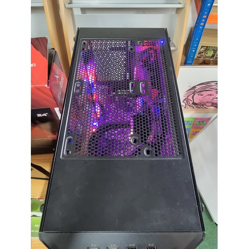 01 - A complete comprehensive gaming pc setup. To include a cube custom gaming PC in cube coolmaster case... 
