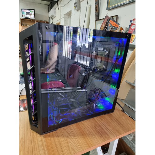 01 - A complete comprehensive gaming pc setup. To include a cube custom gaming PC in cube coolmaster case... 