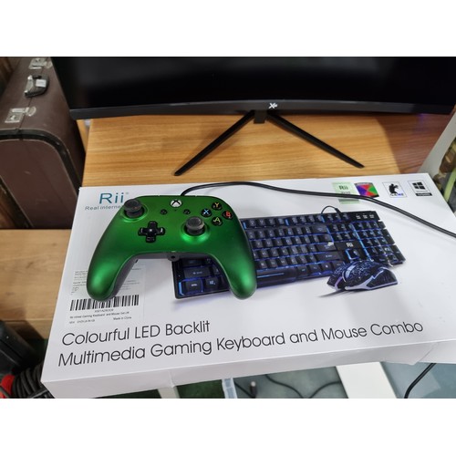 01 - A complete comprehensive gaming pc setup. To include a cube custom gaming PC in cube coolmaster case... 