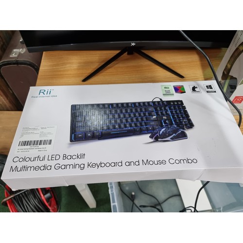 01 - A complete comprehensive gaming pc setup. To include a cube custom gaming PC in cube coolmaster case... 