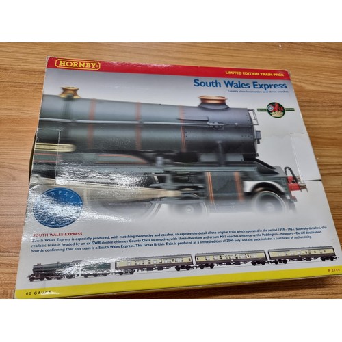 122 - An as new boxed Hornby R2166M South Wales train pack, limited edition with COA, No 296/2000, in exce... 