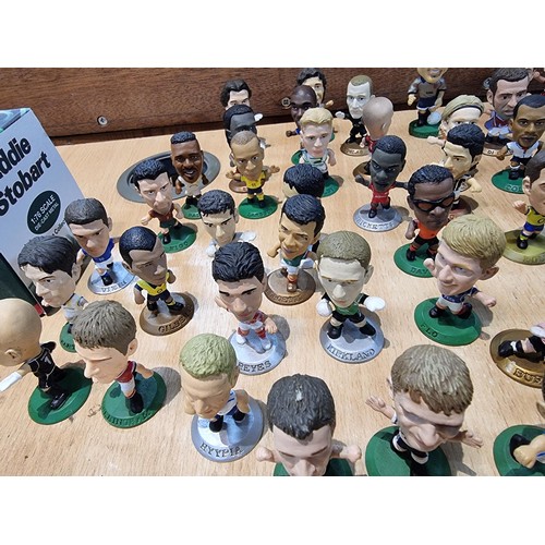 139 - A large collection of approx 55x miniature football figurines by Corinthian  dated between 1999-2004... 